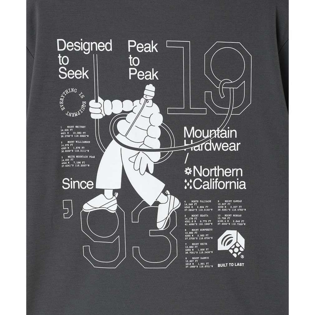 マウンテンハードウェア メンズ トレッキング 半袖Tシャツ ハード