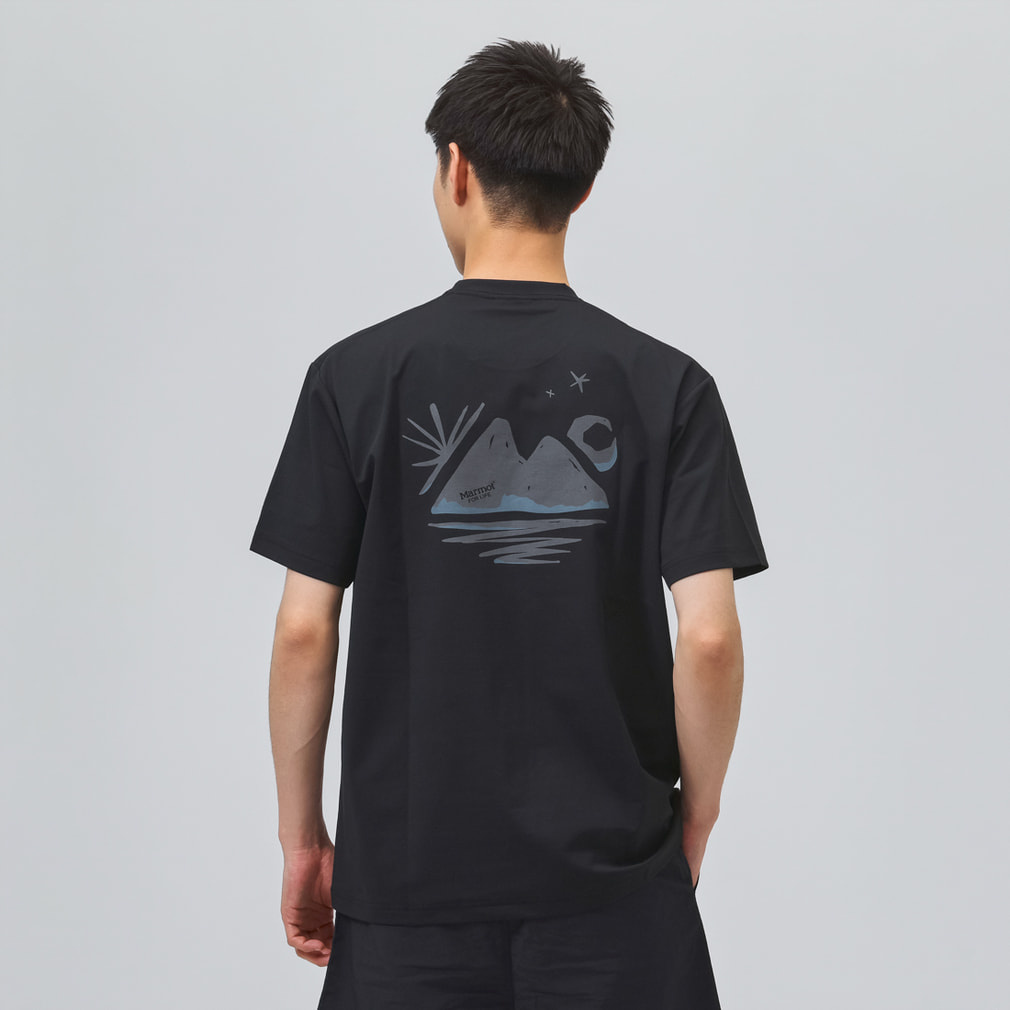マーモット メンズ トレッキング 半袖Tシャツ Calm T-Shirts