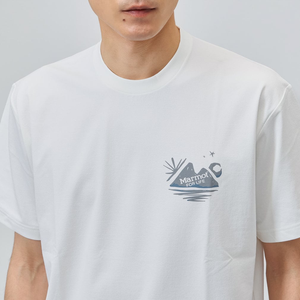 マーモット メンズ トレッキング 半袖Tシャツ Calm T-Shirts