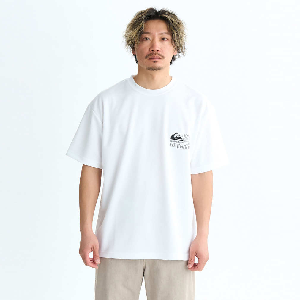 クイックシルバー メンズ サーフ 半袖Tシャツ DISTORTED BOX ST