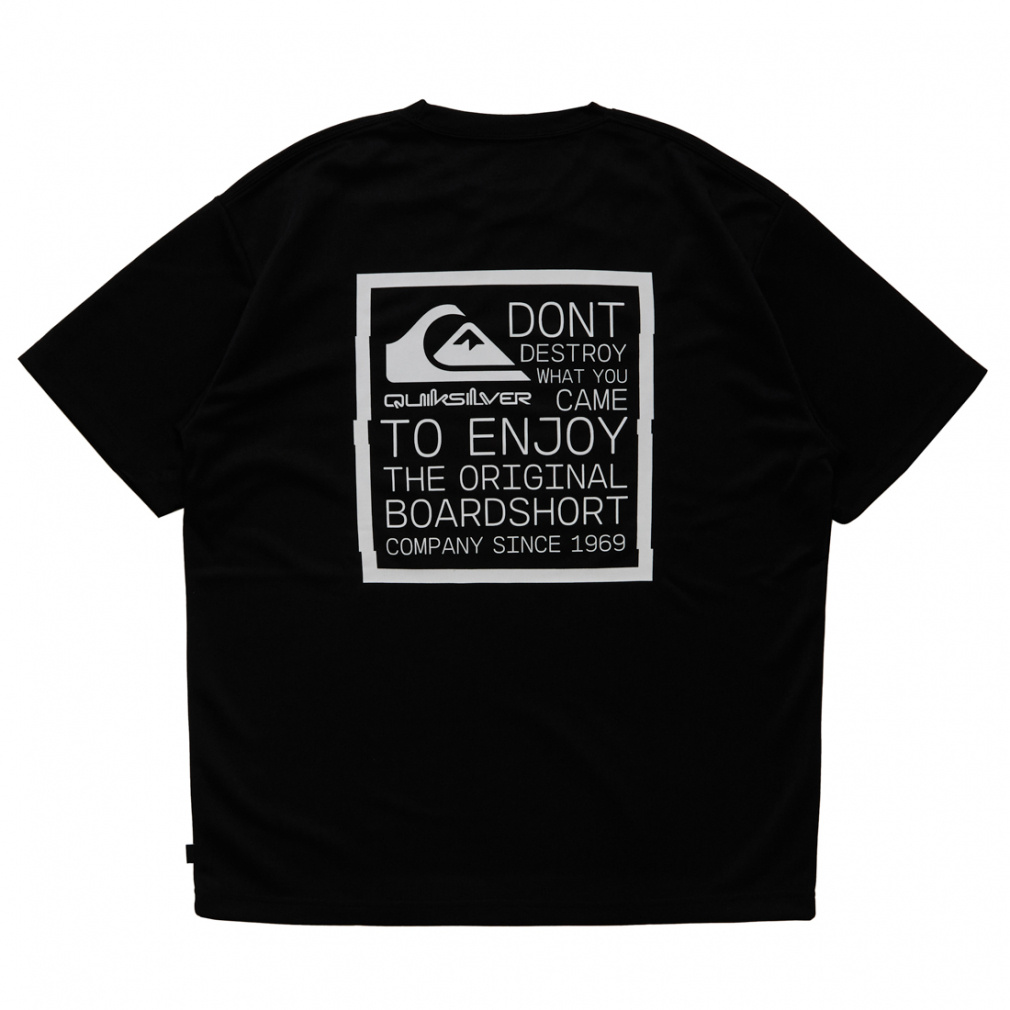 クイックシルバー メンズ サーフ 半袖Tシャツ DISTORTED BOX ST