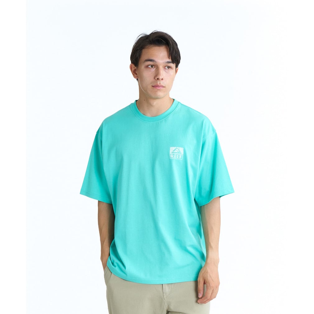 2026春夏 リーフ メンズ アウトドアカジュアル 半袖Tシャツ BOX LOGO