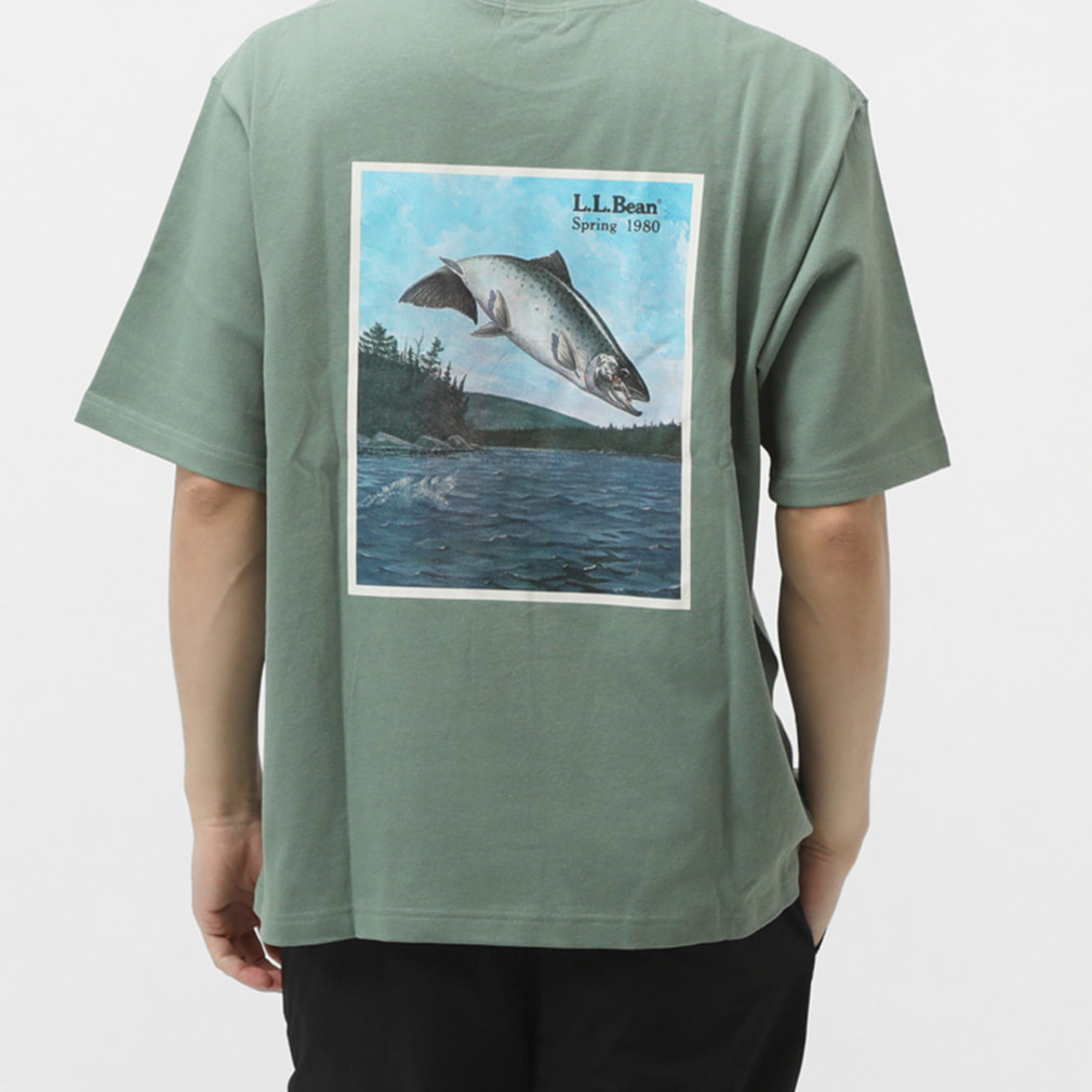 エルエルビーン メンズ アウトドア 半袖Tシャツ Beans 1980 SS Catalog