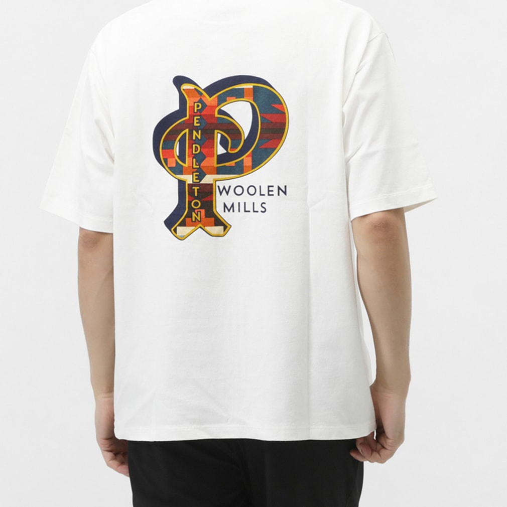 ペンドルトン メンズ アウトドア 半袖Tシャツ Logo Print Tee 5275