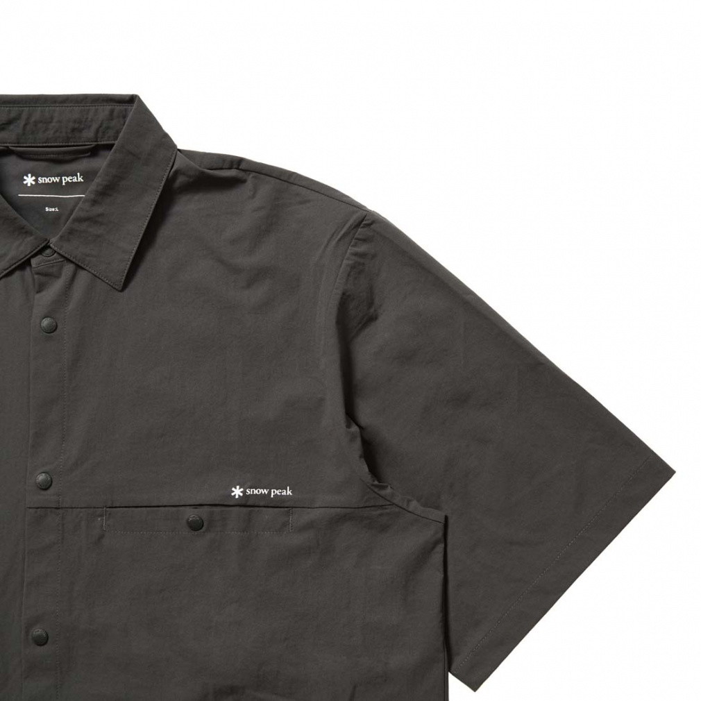 Black Fleece / ラウンドカラーシャツ / サイズ0 2026春夏 【アルペン限定】 スノーピーク アウトドアカジュアル 半袖