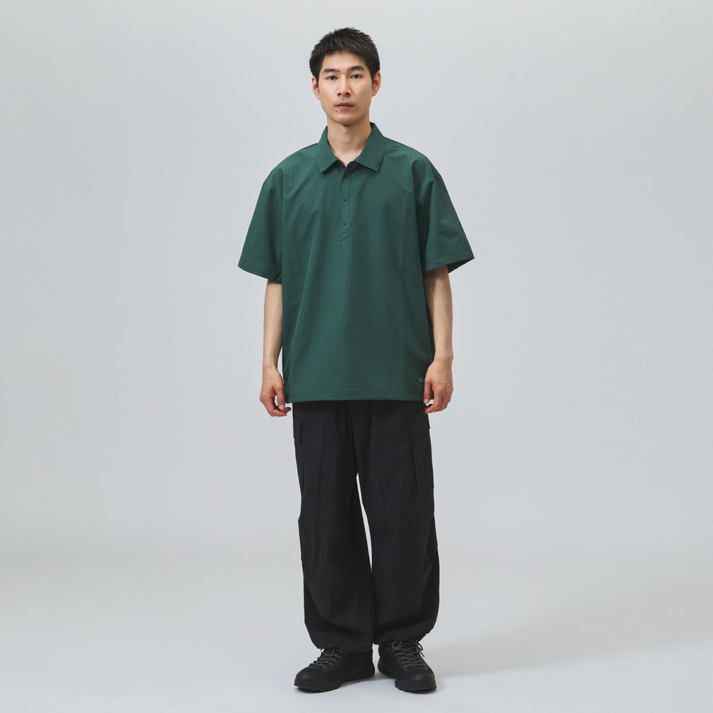 ナンガ メンズ アウトドアカジュアル 半袖シャツ DotAir COMFY POLO