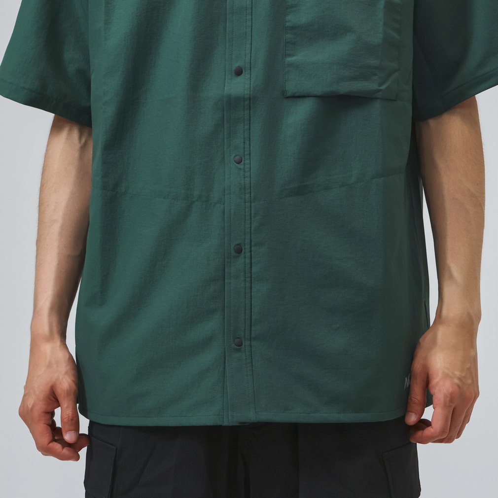 ナンガ メンズ アウトドアカジュアル 半袖シャツ DotAir COMFY S/S