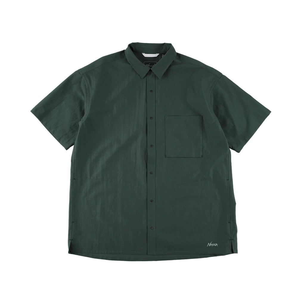 ナンガ メンズ アウトドアカジュアル 半袖シャツ DotAir COMFY S/S