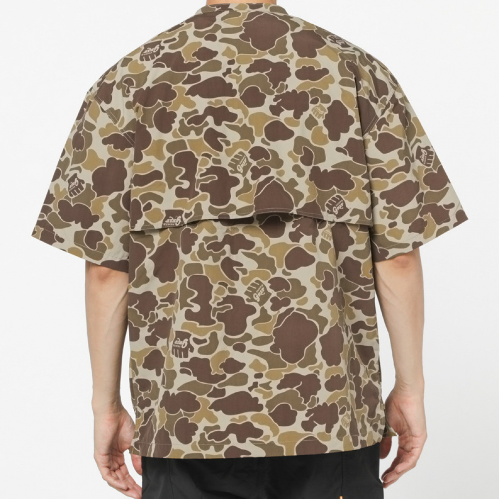 グリップスワニー メンズ アウトドア 半袖シャツ SUPPLEX CAMP SHIRT3