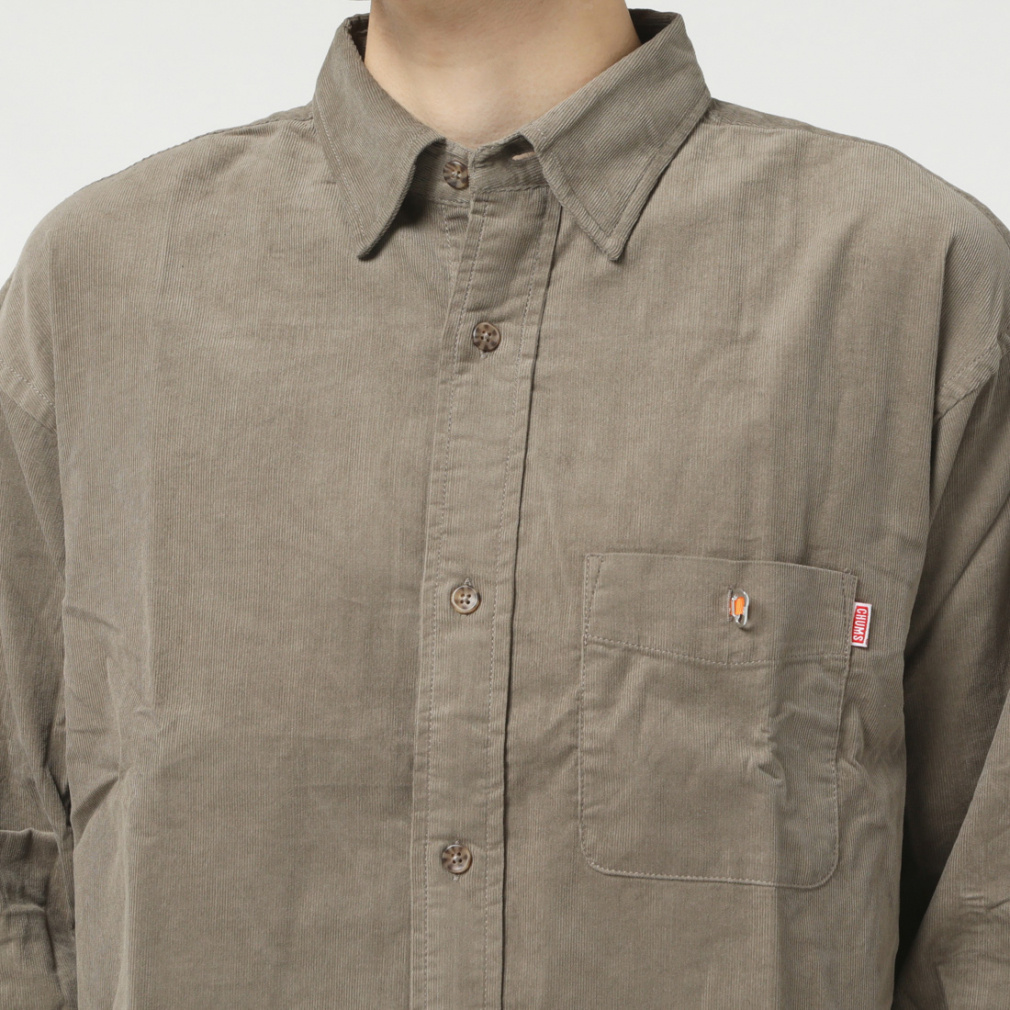 新品SHIPS コーデュロイ オーバー シャツ USA製 60s ARROW Side Corduroy Open Collar L/S Shirt 黄 15