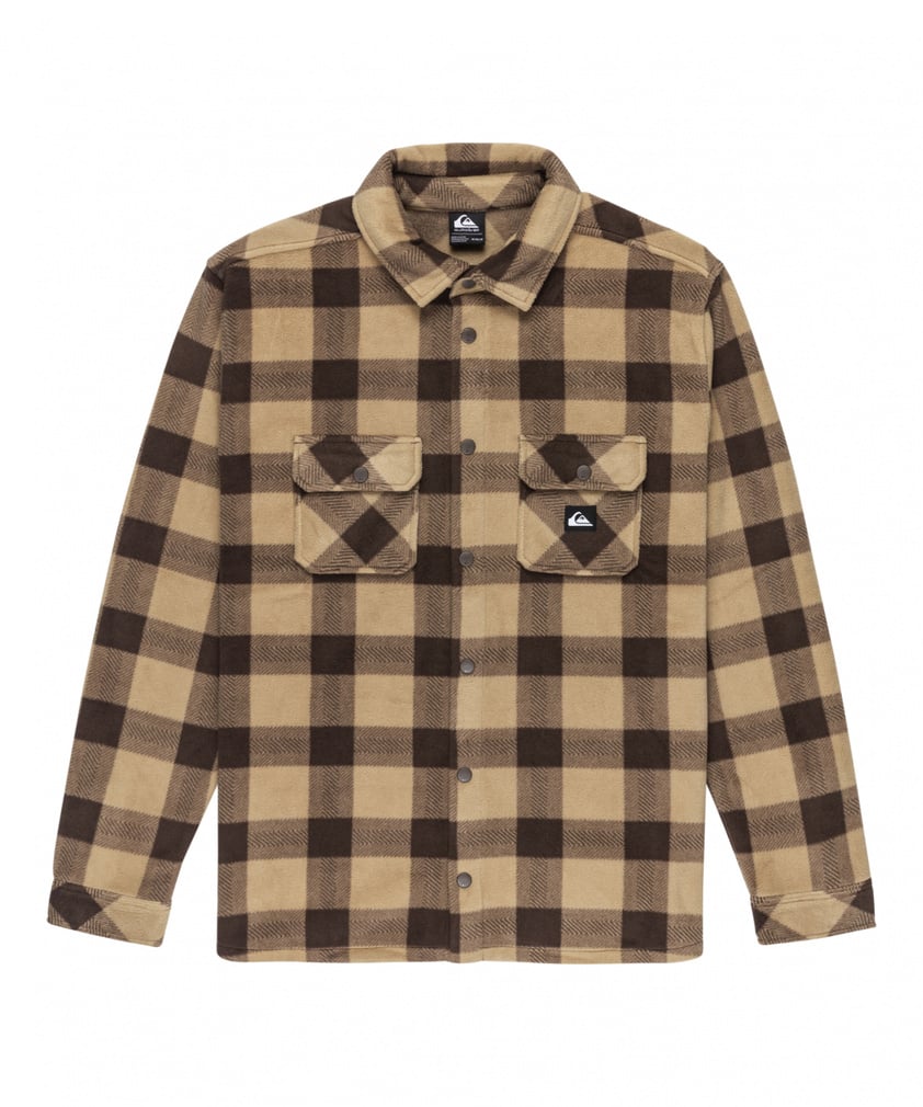 クイックシルバー(Quiksilver)BERING STRAIT CHECK フリースシャツ 25FWEQYPF03075T… 2025秋冬 クイックシルバー メンズ サーフ 長袖シャツ BERING STRAIT