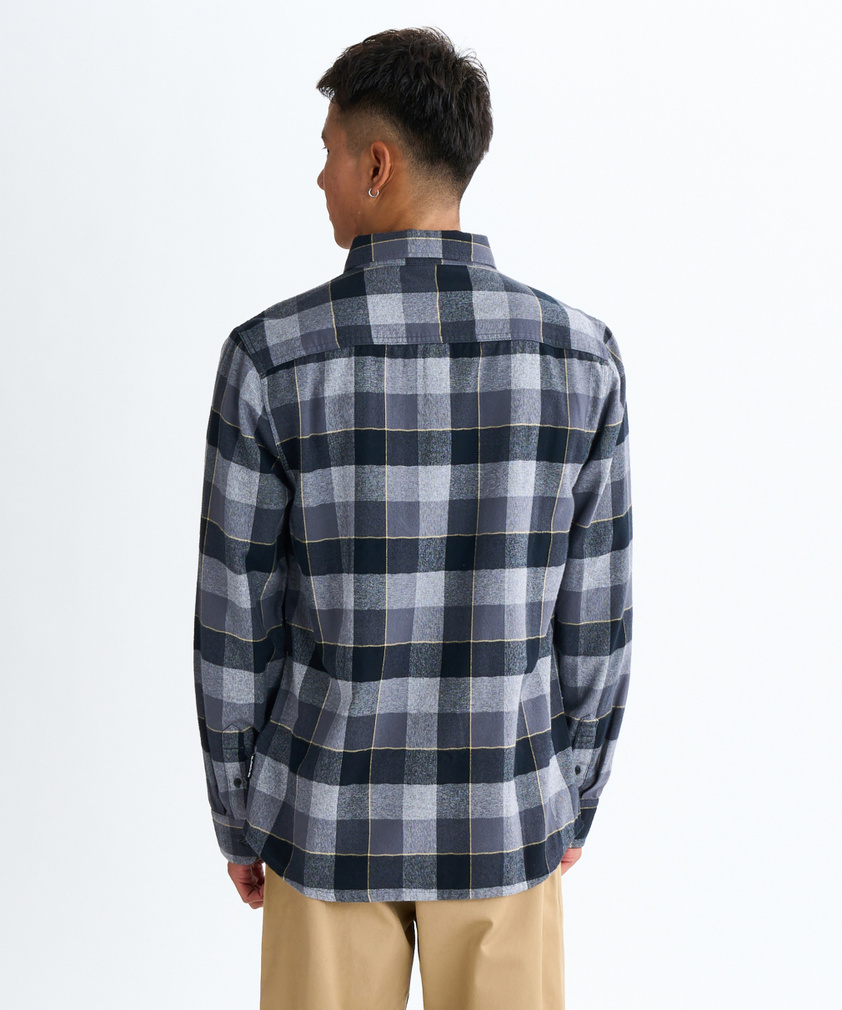 2025秋冬 クイックシルバー メンズ サーフ 長袖シャツ MOTHERFLY PLAID