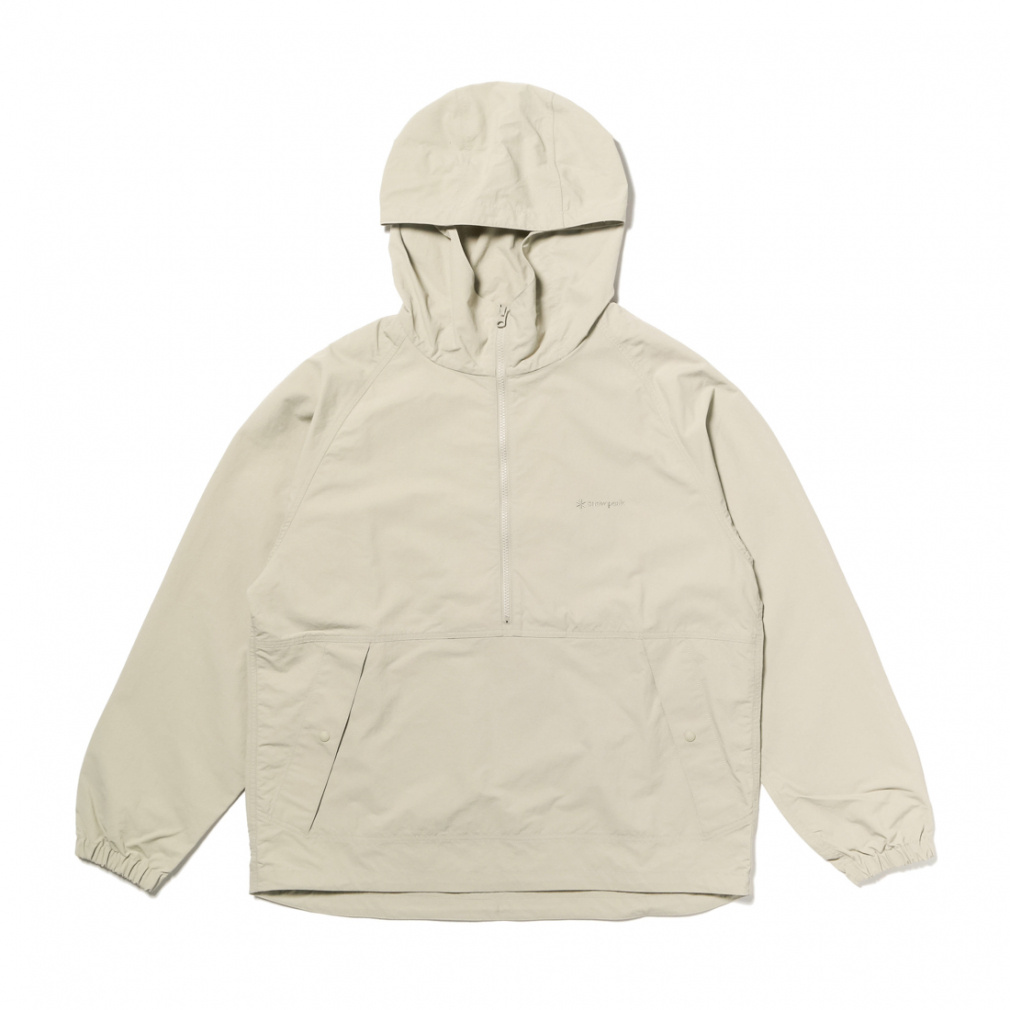 【美品】　 peak ナイロンジャケット　ベージュ　L ＃1630 2025春夏 【アルペン限定モデル】 スノーピーク アウトドア ジャケット