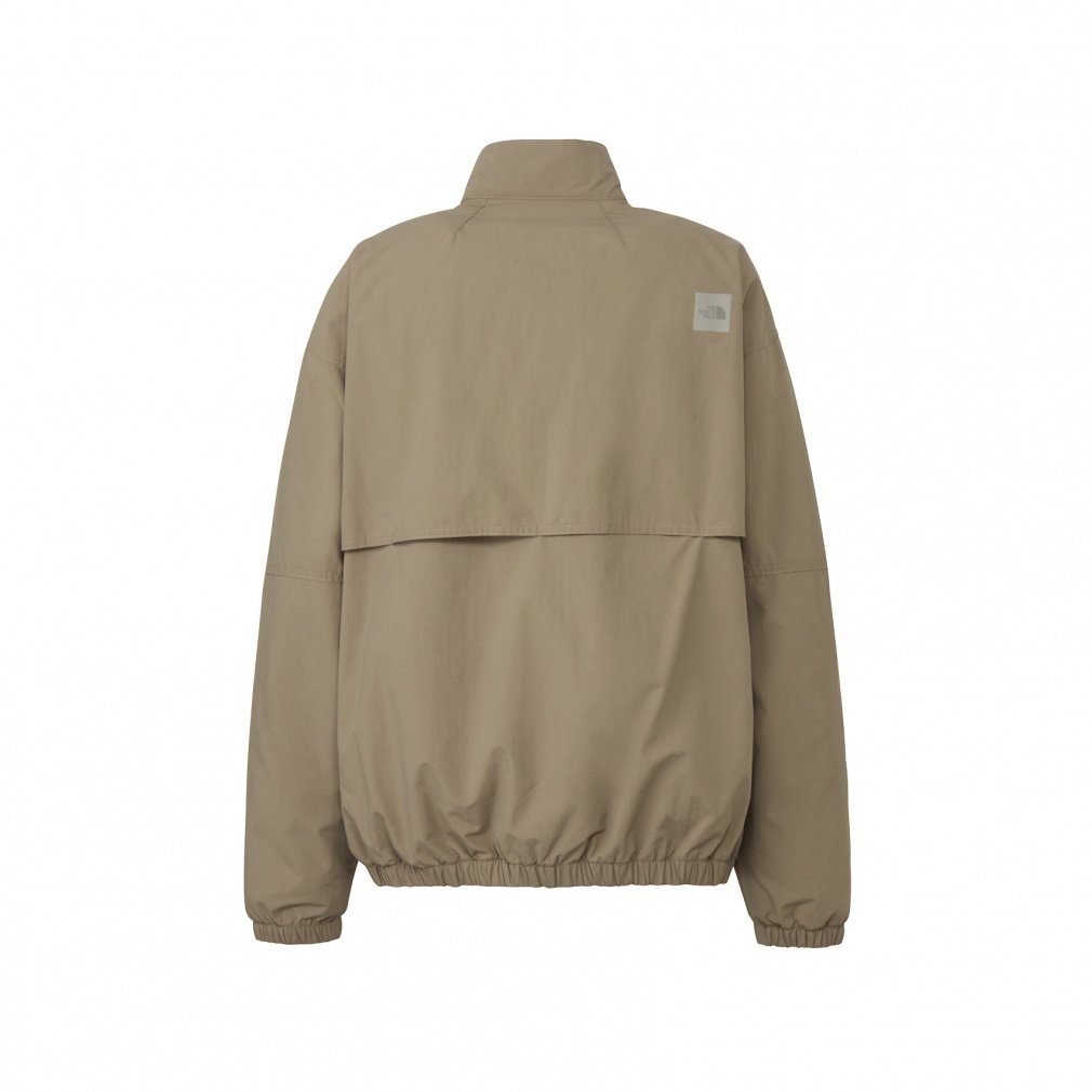 ラッセルノ　トラックジャケット アシンメトリーボーダーハイネック ドローストリング 鹿の子地