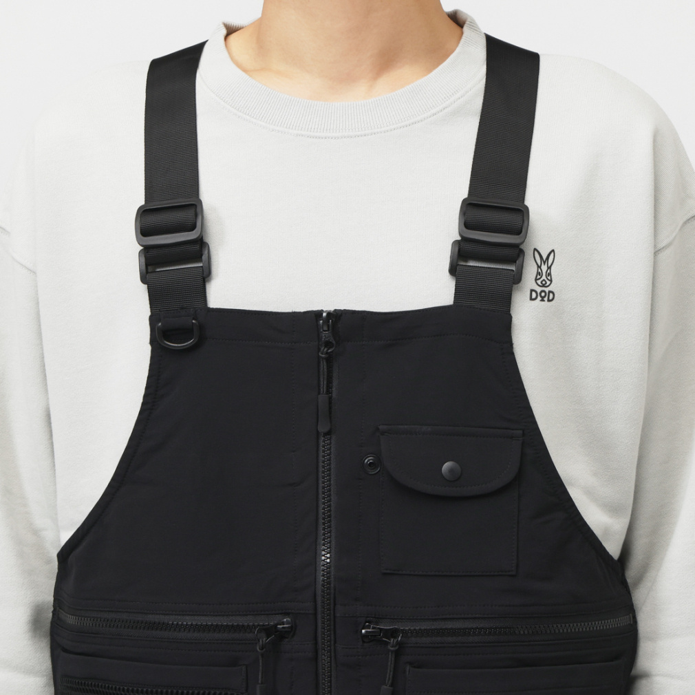 ディーオーディー アウトドアカジュアル ベスト ツリヴェス JK196 BK