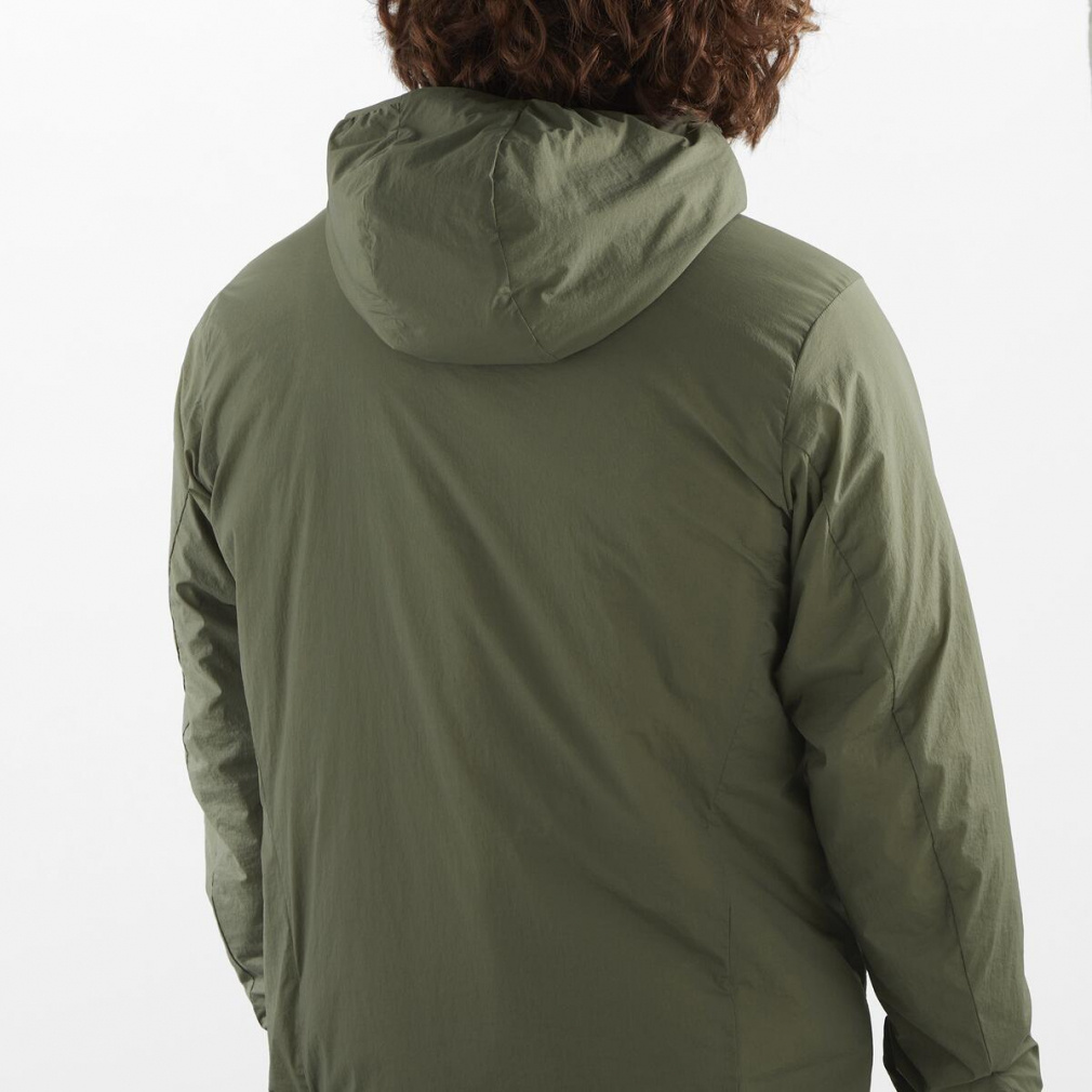 2025秋冬 サロモン メンズ トレッキング ソフトシェルジャケット