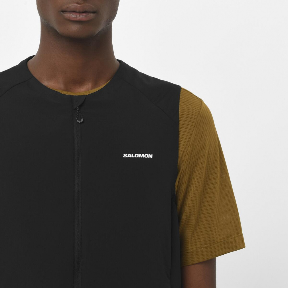 2025秋冬 サロモン メンズ トレッキング ベスト マウンテン フレックス