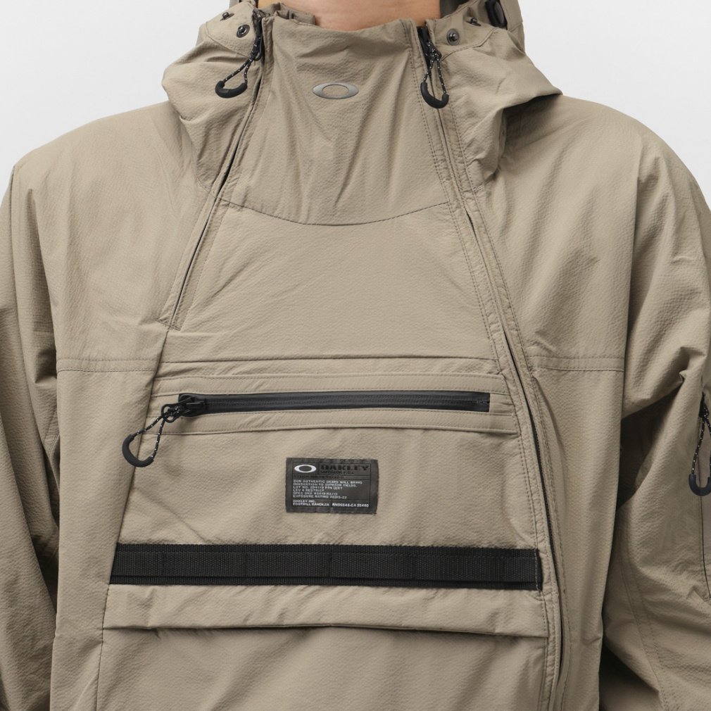 アノラック Ten c TEMPEST ANORAK JACKET / GARMENT DYED OJJ (NERO)の商品