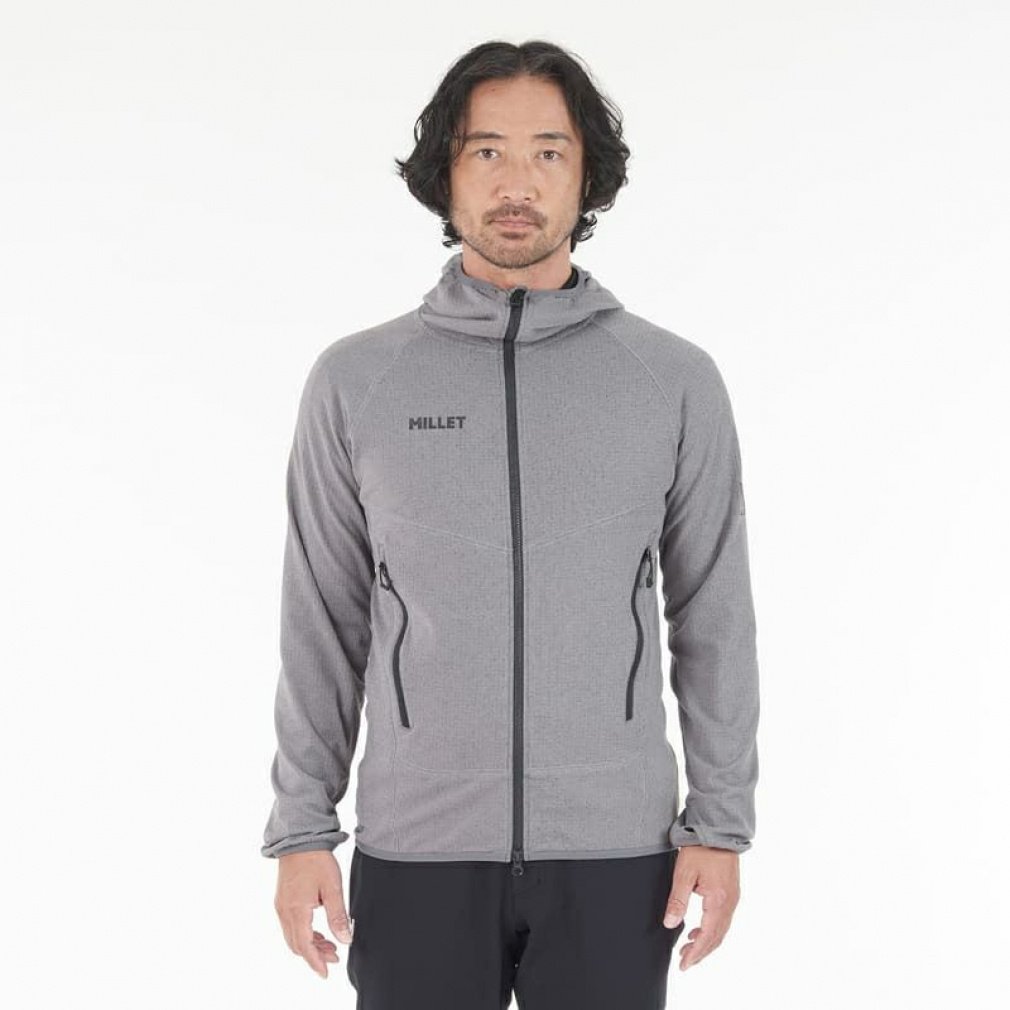 ミレー メンズ トレッキング 中綿ジャケット DRY GRID HOODIE M