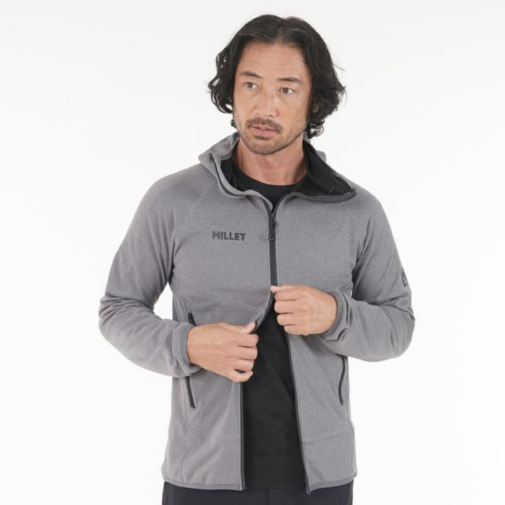 ミレー メンズ トレッキング 中綿ジャケット DRY GRID HOODIE M