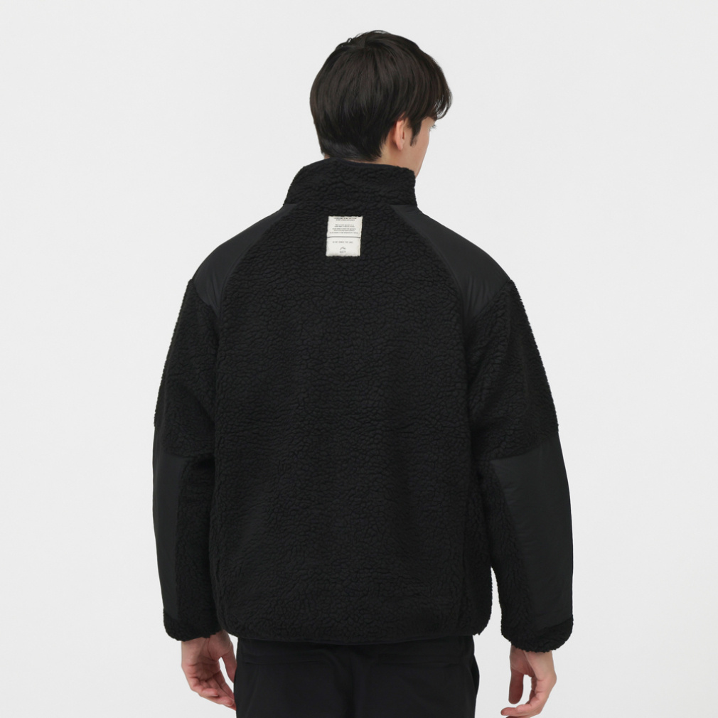 range フリースジャップアップ　ブラック　Lsize　jesse着用モデル ユニクロ公式 | フリースジップアップジャケット