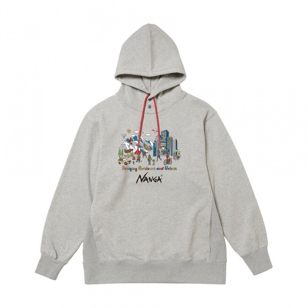 ナンガ メンズ アウトドアカジュアル スウェットパーカー ECO HYBRID