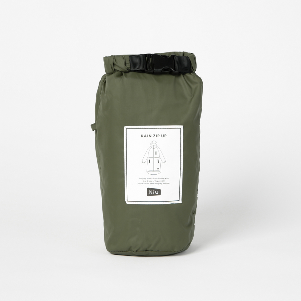 キウ アウトドア レインウェア レインジップアップ K116-906 : カーキ
