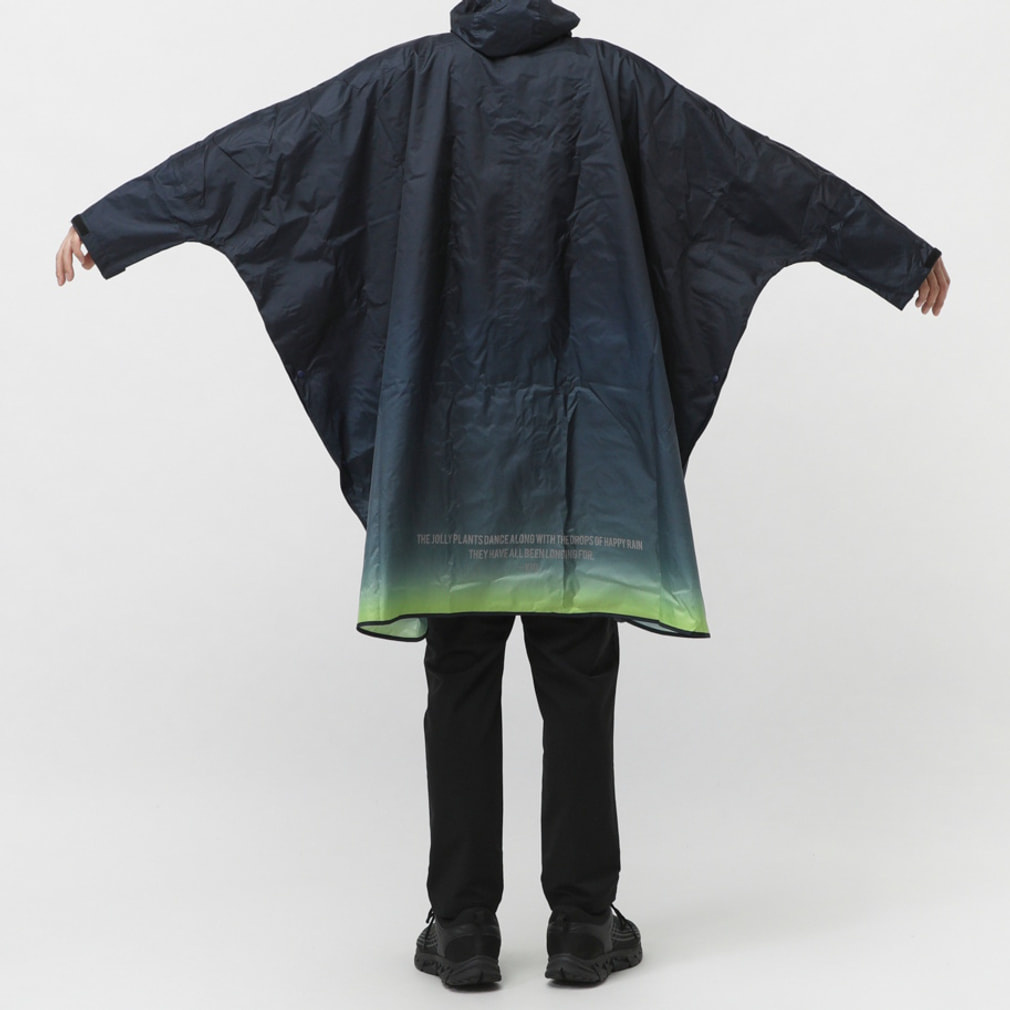 キウ アウトドア レインウェア KiU STANDARD RAIN PONCHO K404-249