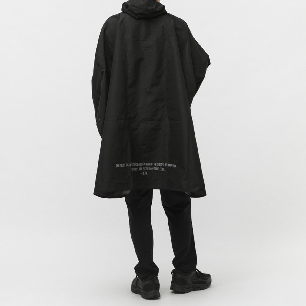 キウ アウトドア レインウェア KiU STANDARD RAIN PONCHO K404-900