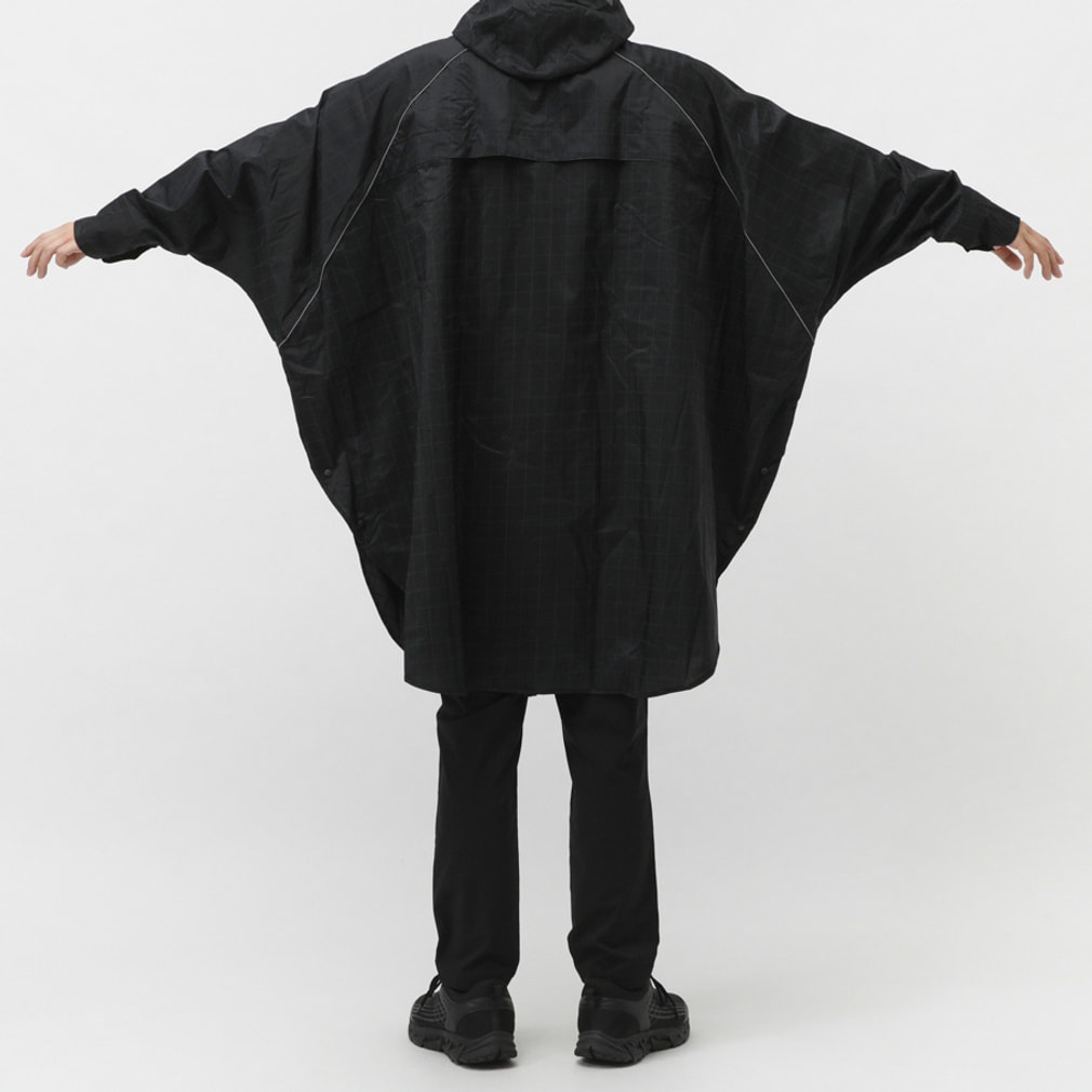 キウ アウトドア レインウェア KiU VISIBLE BICYCLE RAIN PONCHO K407
