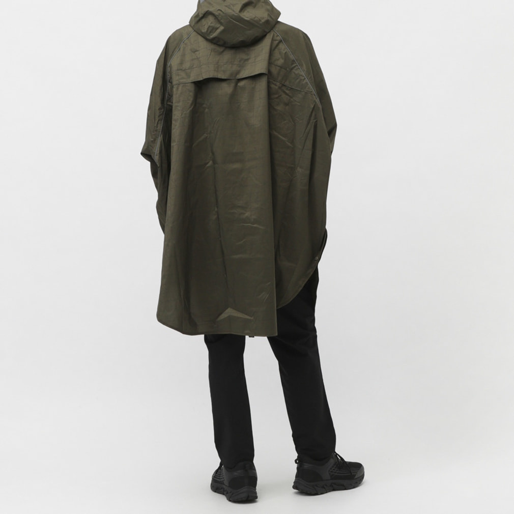キウ アウトドア レインウェア KiU VISIBLE BICYCLE RAIN PONCHO K407