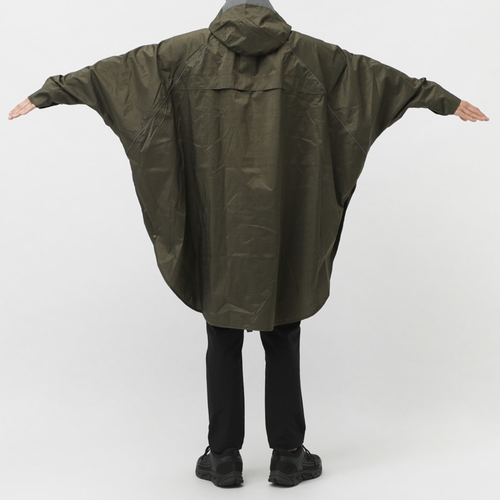 キウ アウトドア レインウェア KiU VISIBLE BICYCLE RAIN PONCHO K407