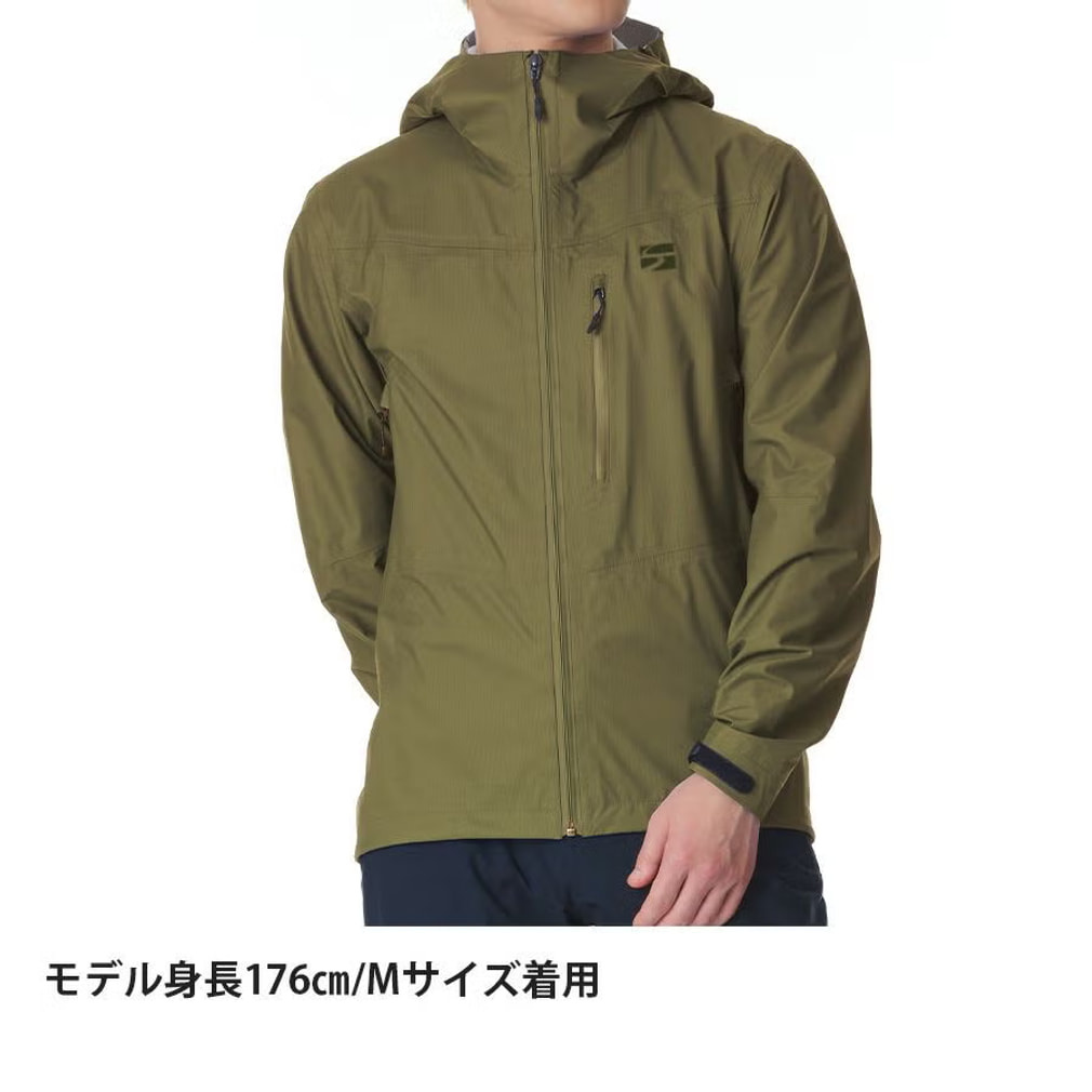 ファイントラック メンズ トレッキング レインジャケット エバーブレス