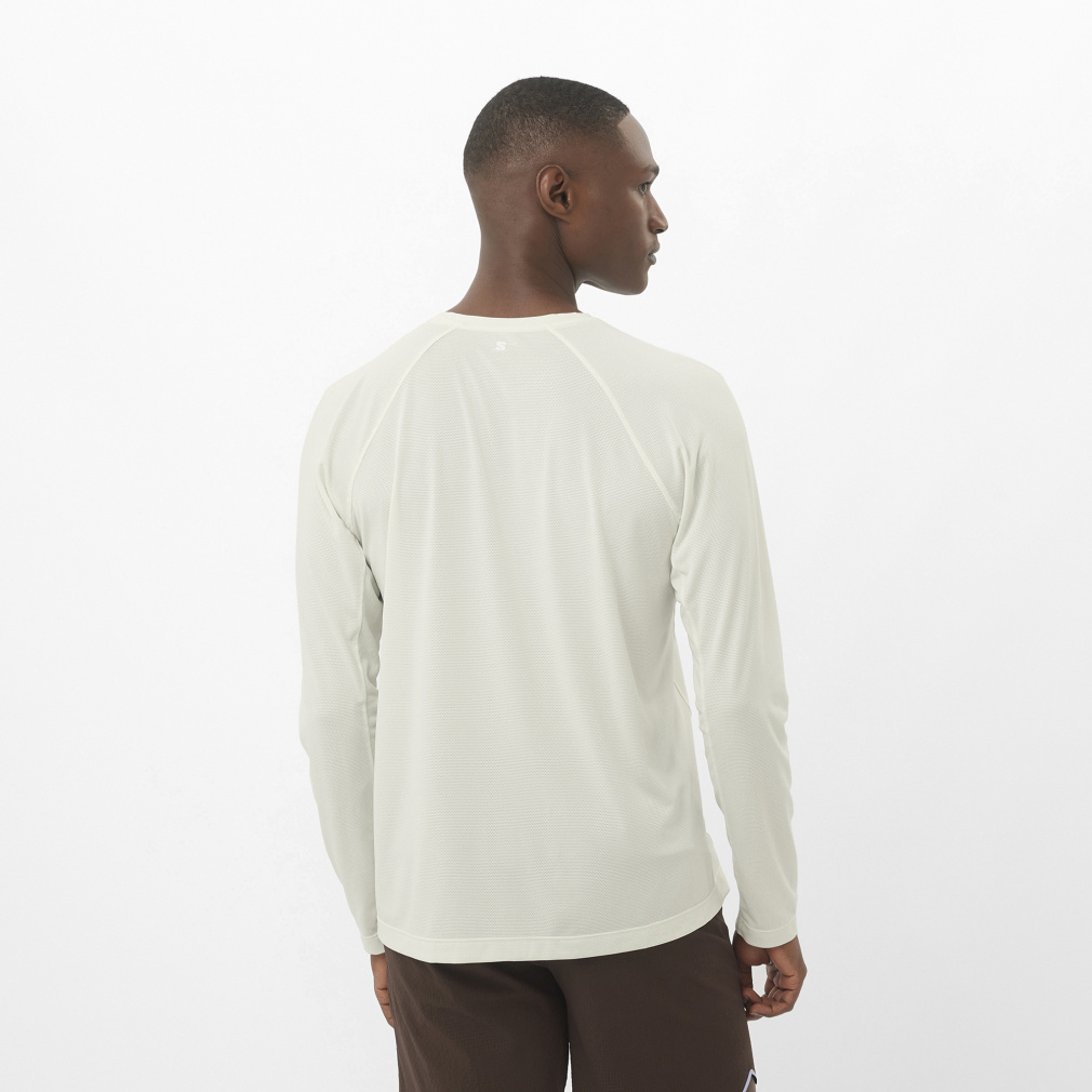 サロモン メンズ アウトドア 長袖Tシャツ シェイクアウト コア ロング