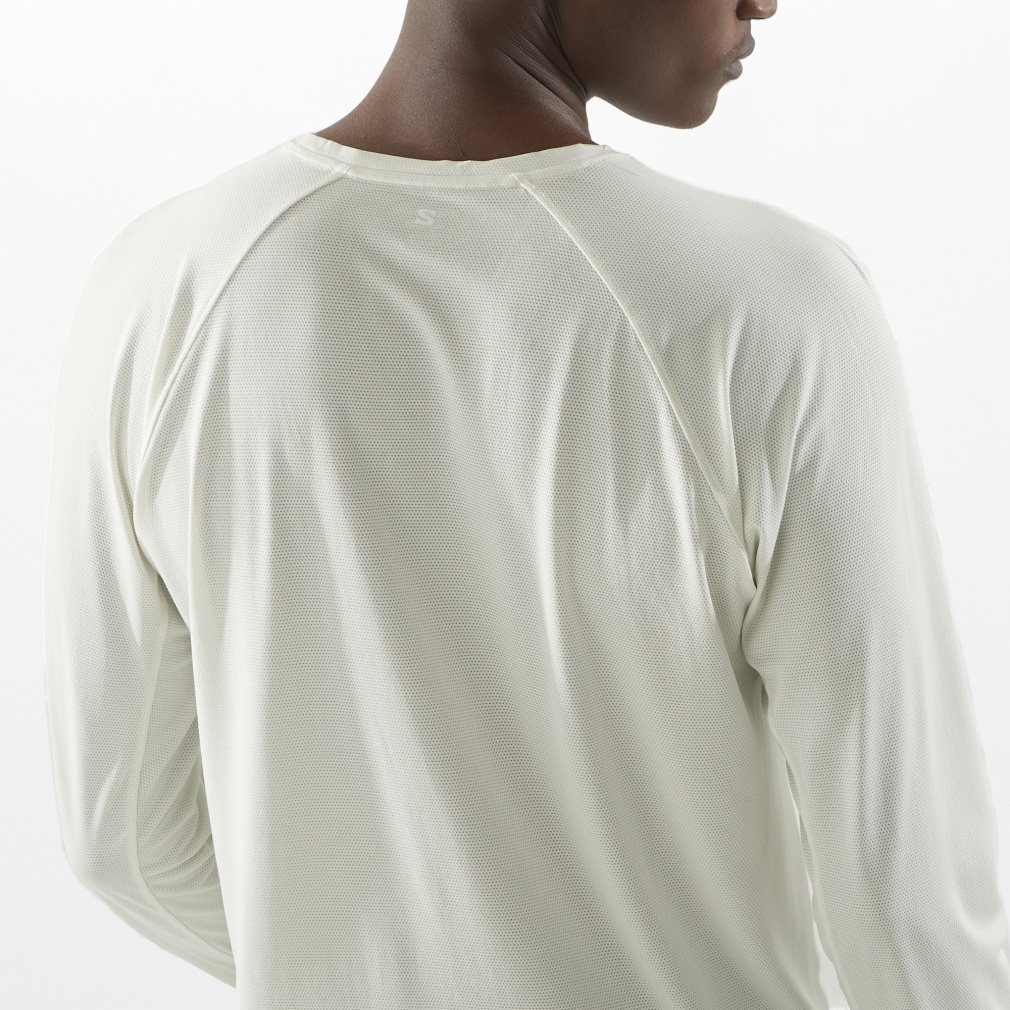 2025春夏 サロモン メンズ アウトドア 長袖Tシャツ シェイクアウト