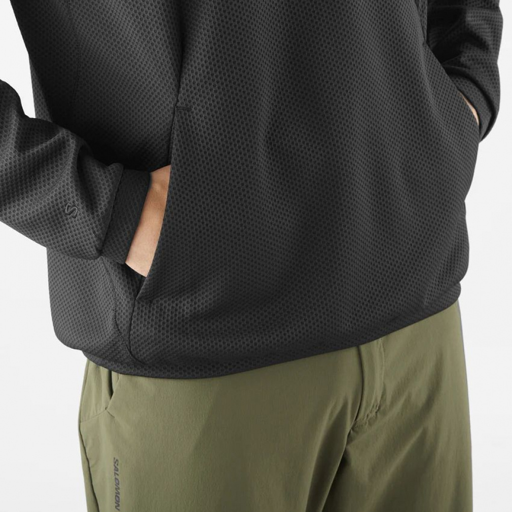 2025秋冬 サロモン メンズ アウトドアカジュアル スウェットトレーナー