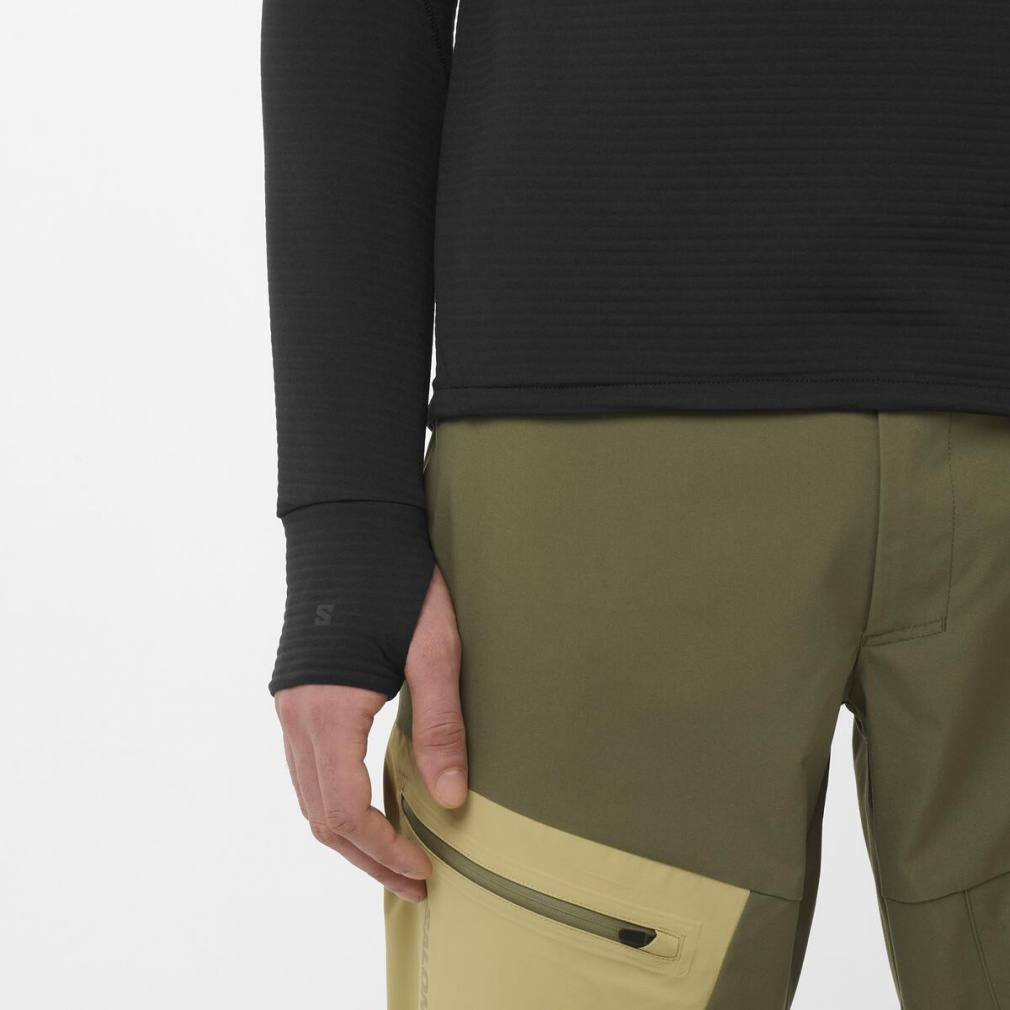 2025秋冬 サロモン メンズ トレッキング 長袖Tシャツ エッセンシャル