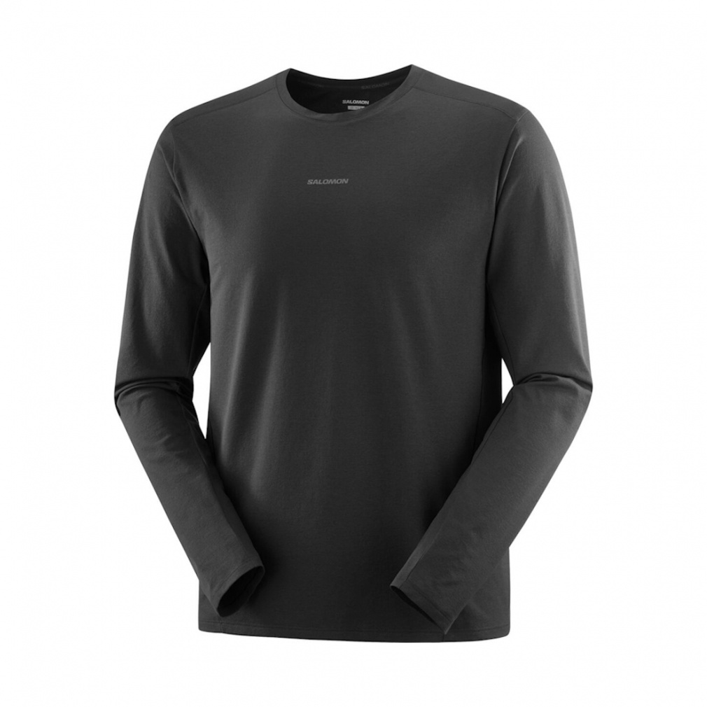 2025秋冬 サロモン メンズ トレッキング 長袖Tシャツ トラックライン