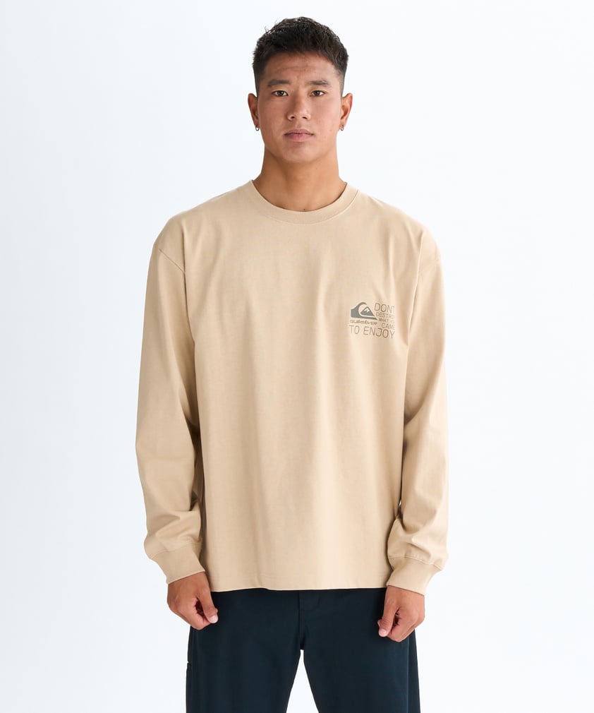 2025秋冬 クイックシルバー メンズ サーフ 長袖Tシャツ TC DISTORTED