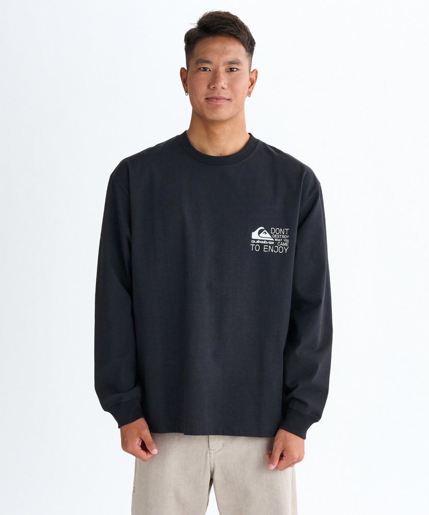 2025秋冬 クイックシルバー メンズ サーフ 長袖Tシャツ TC DISTORTED