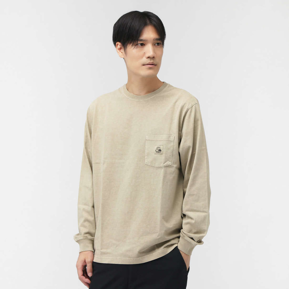 2025秋冬 クイックシルバー メンズ サーフ 長袖Tシャツ BW HISTORY