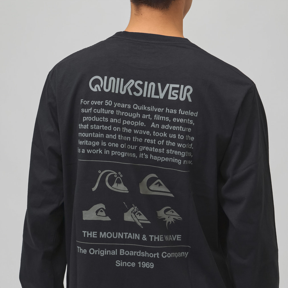 2026秋冬 クイックシルバー メンズ アウトドアカジュアル 長袖Tシャツ