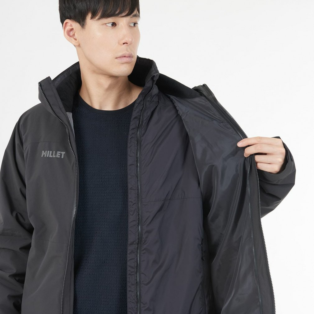 ミレー メンズ トレッキング 中綿ジャケット POBEDA 3 IN 1 JKT M