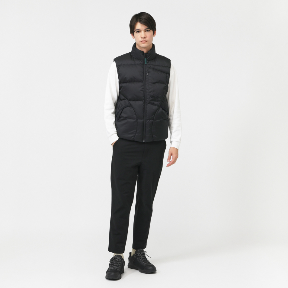 ナンガ メンズ アウトドアカジュアル ダウンベスト MAZENO RIDGE VEST