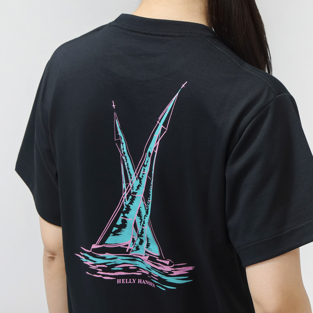 ヘリーハンセン レディース アウトドアカジュアル 半袖Tシャツ S/S