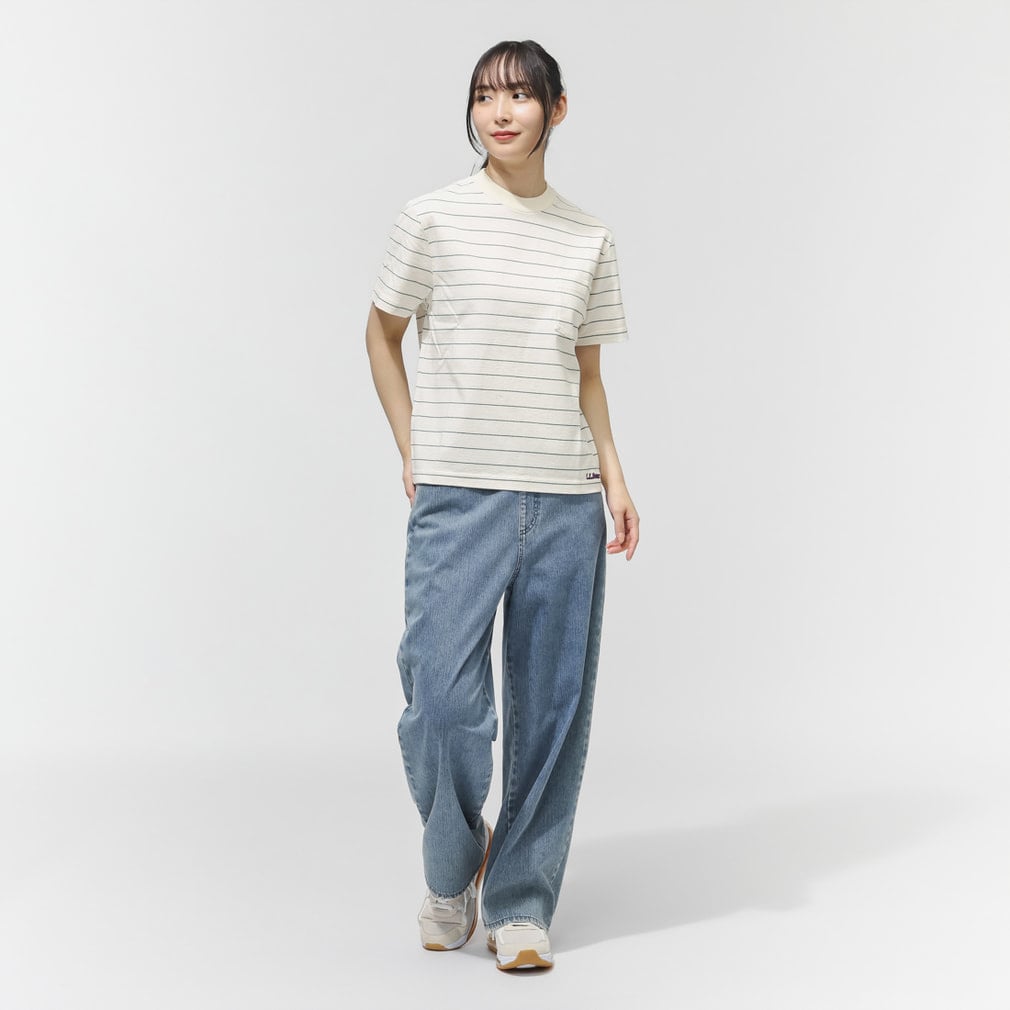 エルエルビーン レディース アウトドアカジュアル 半袖Tシャツ Union