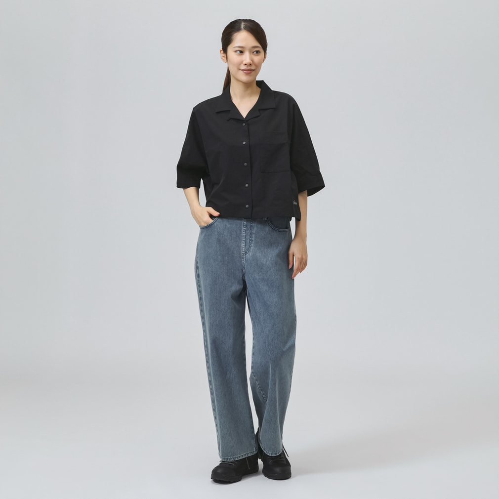 ナンガ レディース アウトドアカジュアル 半袖シャツ DotAir COMFY S/S