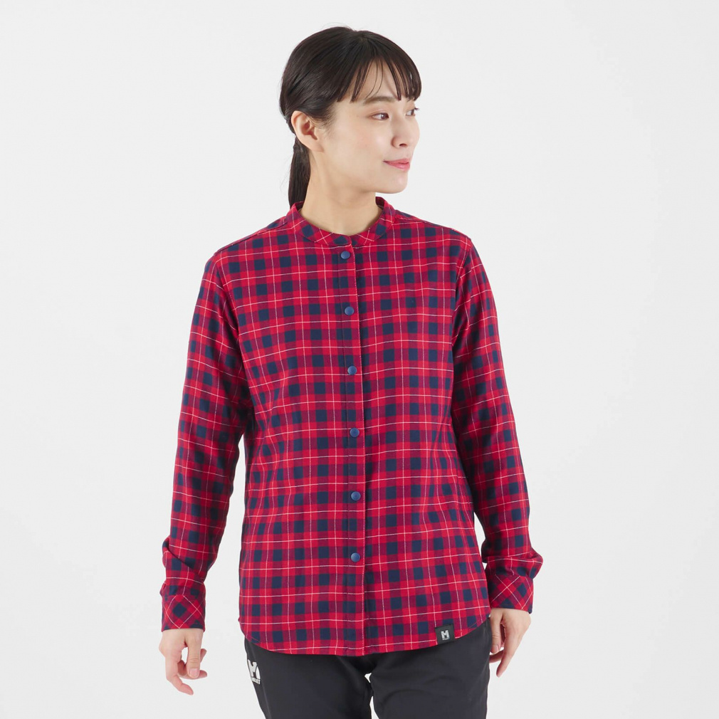 ミレー レディース トレッキング 長袖シャツ PARADIS STAND SHIRT LS W