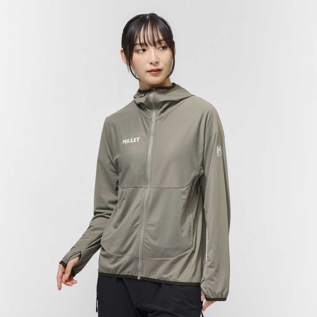 ミレー レディース トレッキング ジャケット SOL MESH HOODIE W
