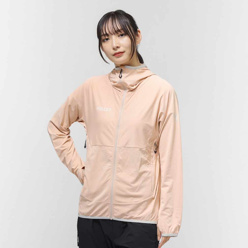 ミレー レディース トレッキング ジャケット SOL MESH HOODIE W
